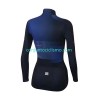 Conjunto Maillot + culotte largo ciclismo Sportful Leaf 2021 N002 Mujer